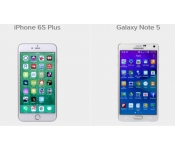 So sánh  iPhone 6S Plus và Galaxy Note 5